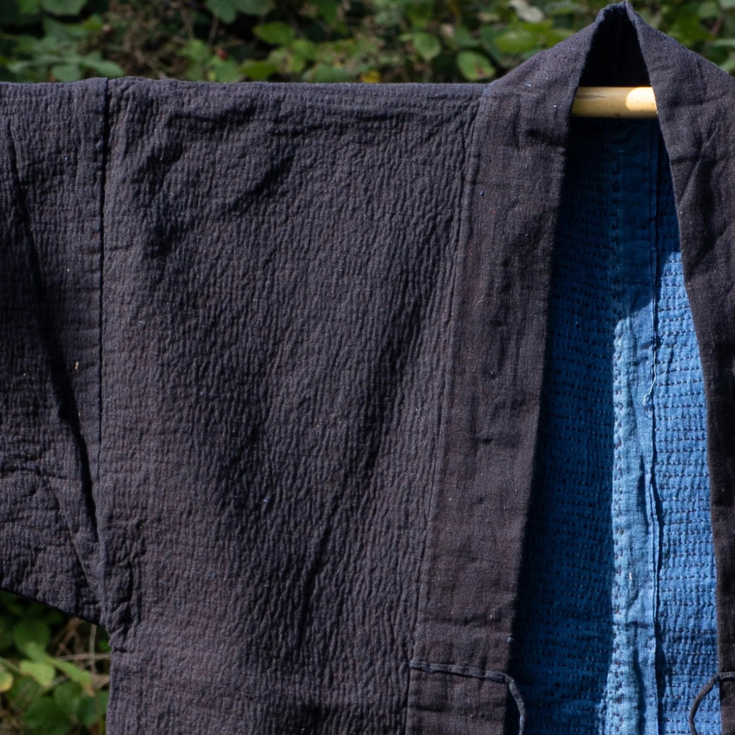 NORAGI Kimono - Sashiko Stitched Indigo Worker Jacket