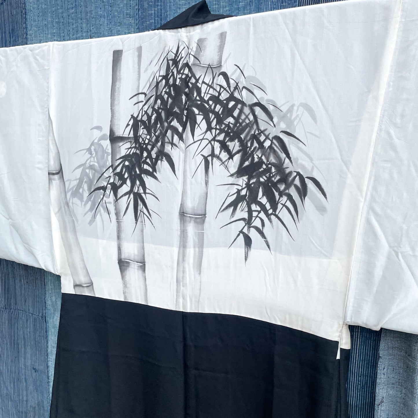 HAORI Kimono - Black Bamboo Forest
