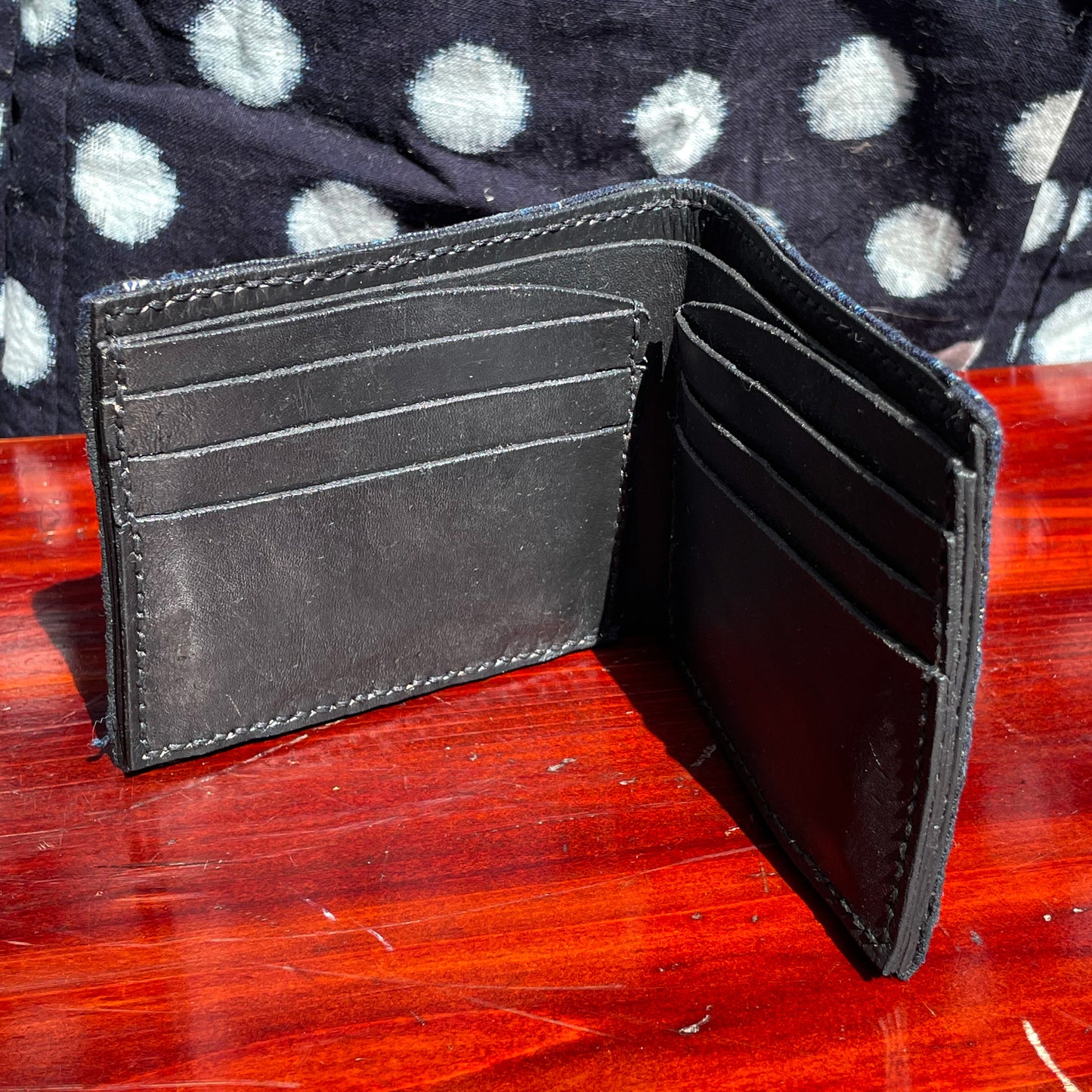 Wallet - Japanese Antique Fabric - Sakiori