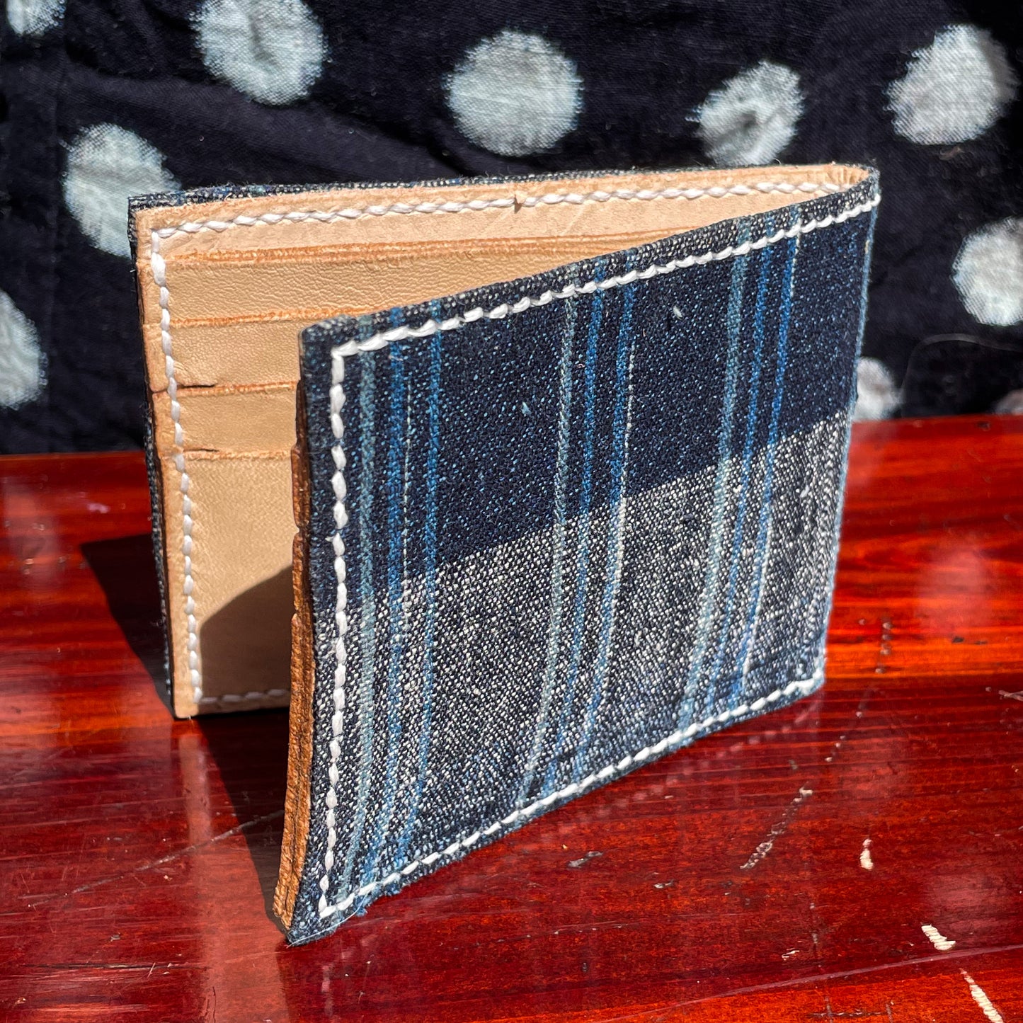 Wallet - Japanese Antique Fabric - Sakiori
