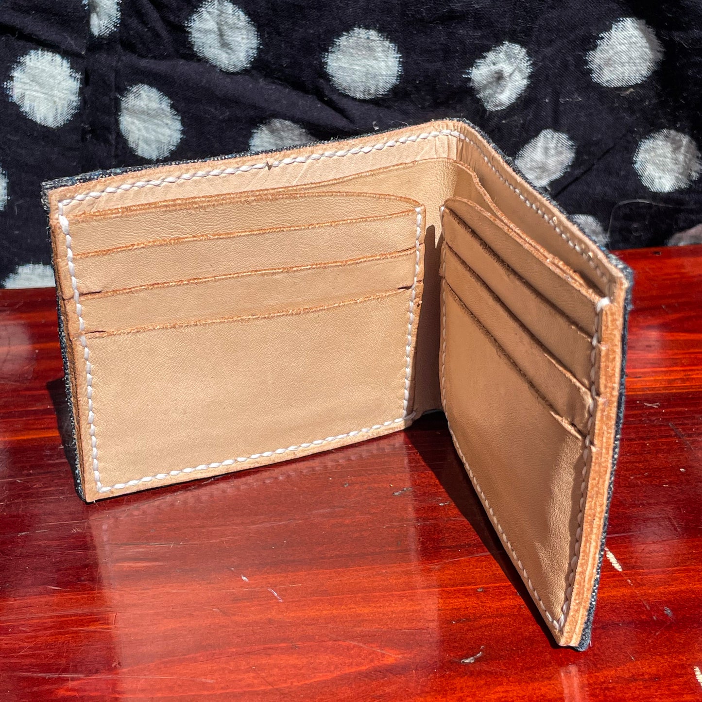 Wallet - Japanese Antique Fabric - Sakiori