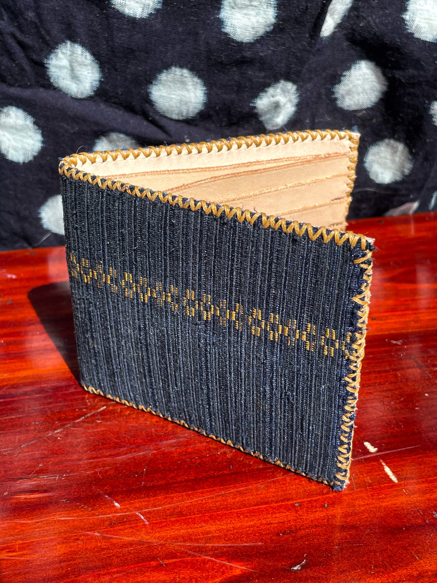 Wallet - Japanese Antique Fabric - Sakiori