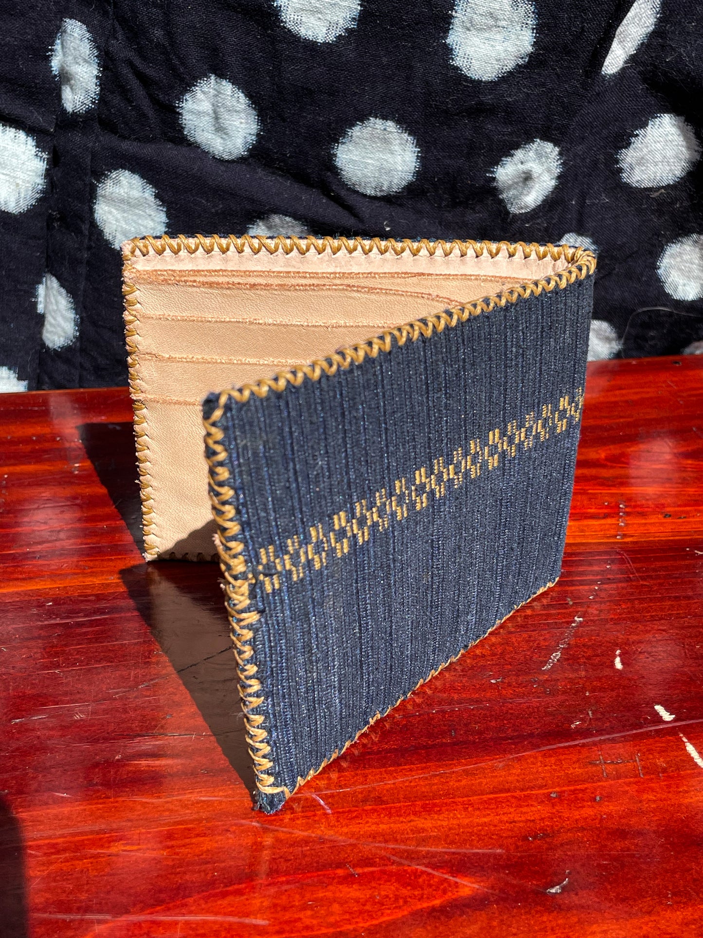 Wallet - Japanese Antique Fabric - Sakiori