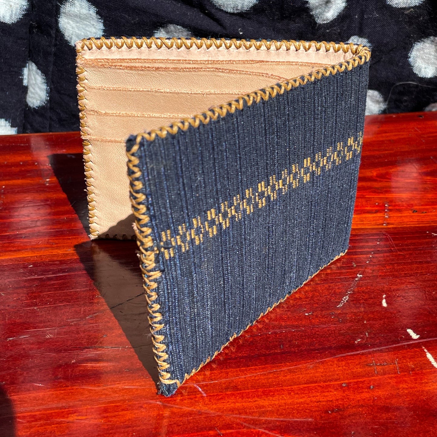 Wallet - Japanese Antique Fabric - Sakiori