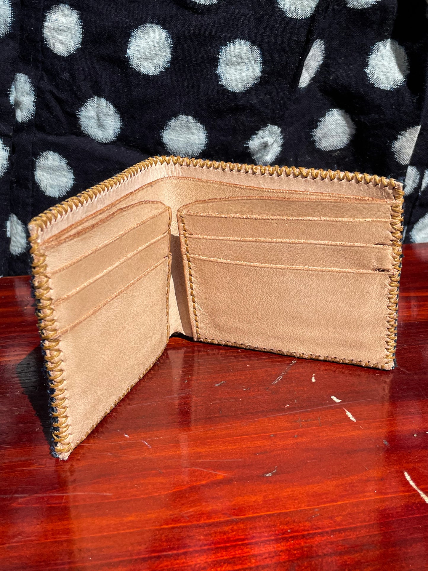 Wallet - Japanese Antique Fabric - Sakiori