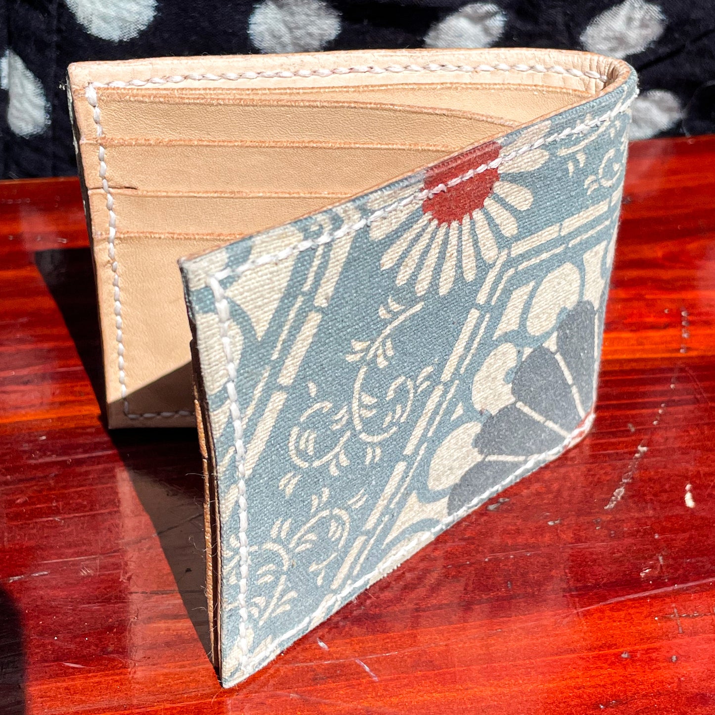 Wallet - Japanese Antique Fabric - Sakiori