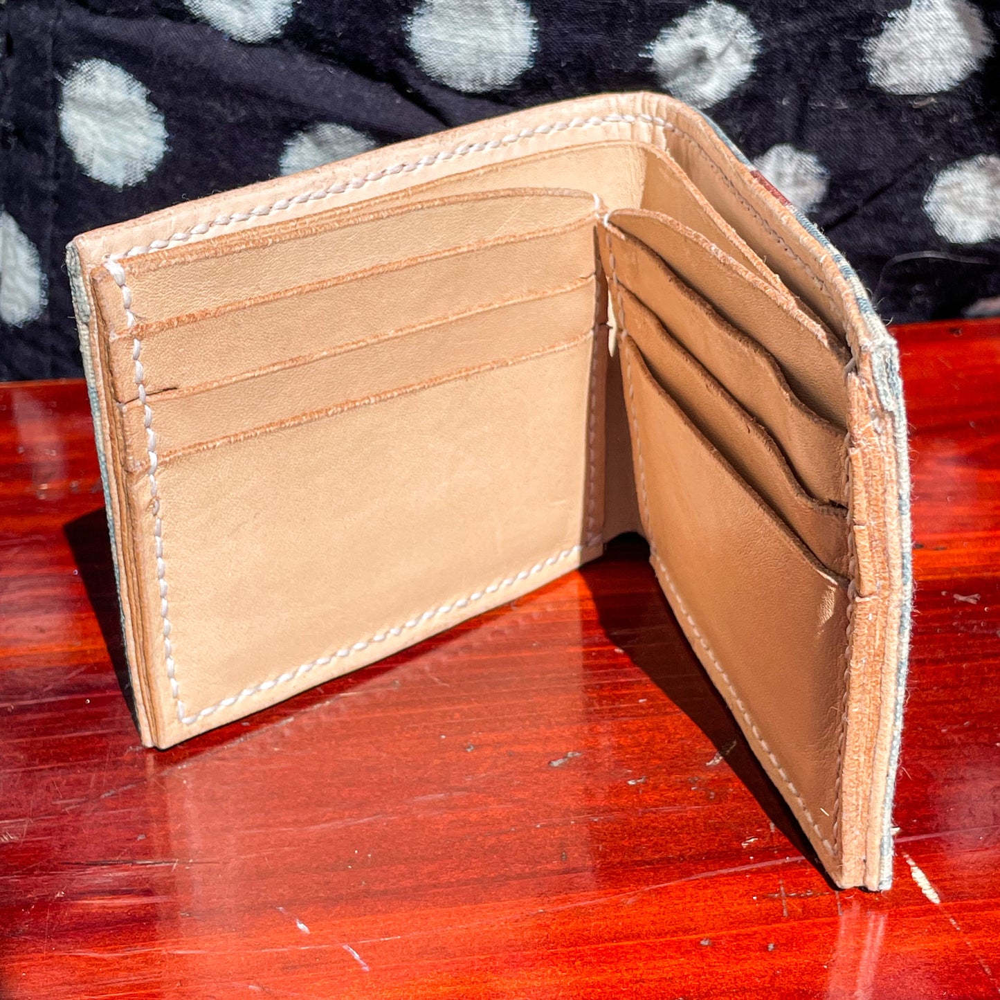 Wallet - Japanese Antique Fabric - Sakiori