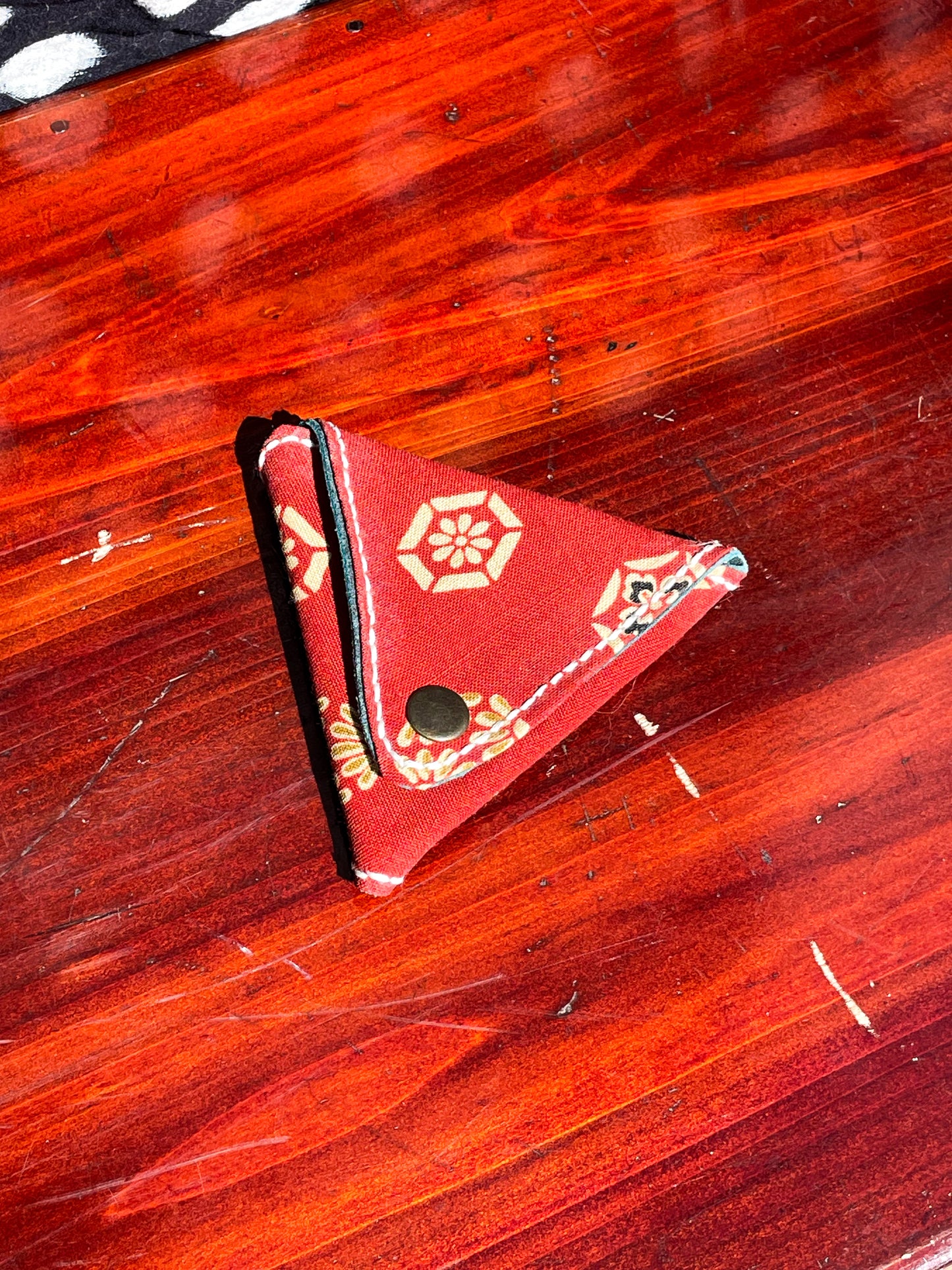 Daruma Furugi Coin Purse - Silk Fabric