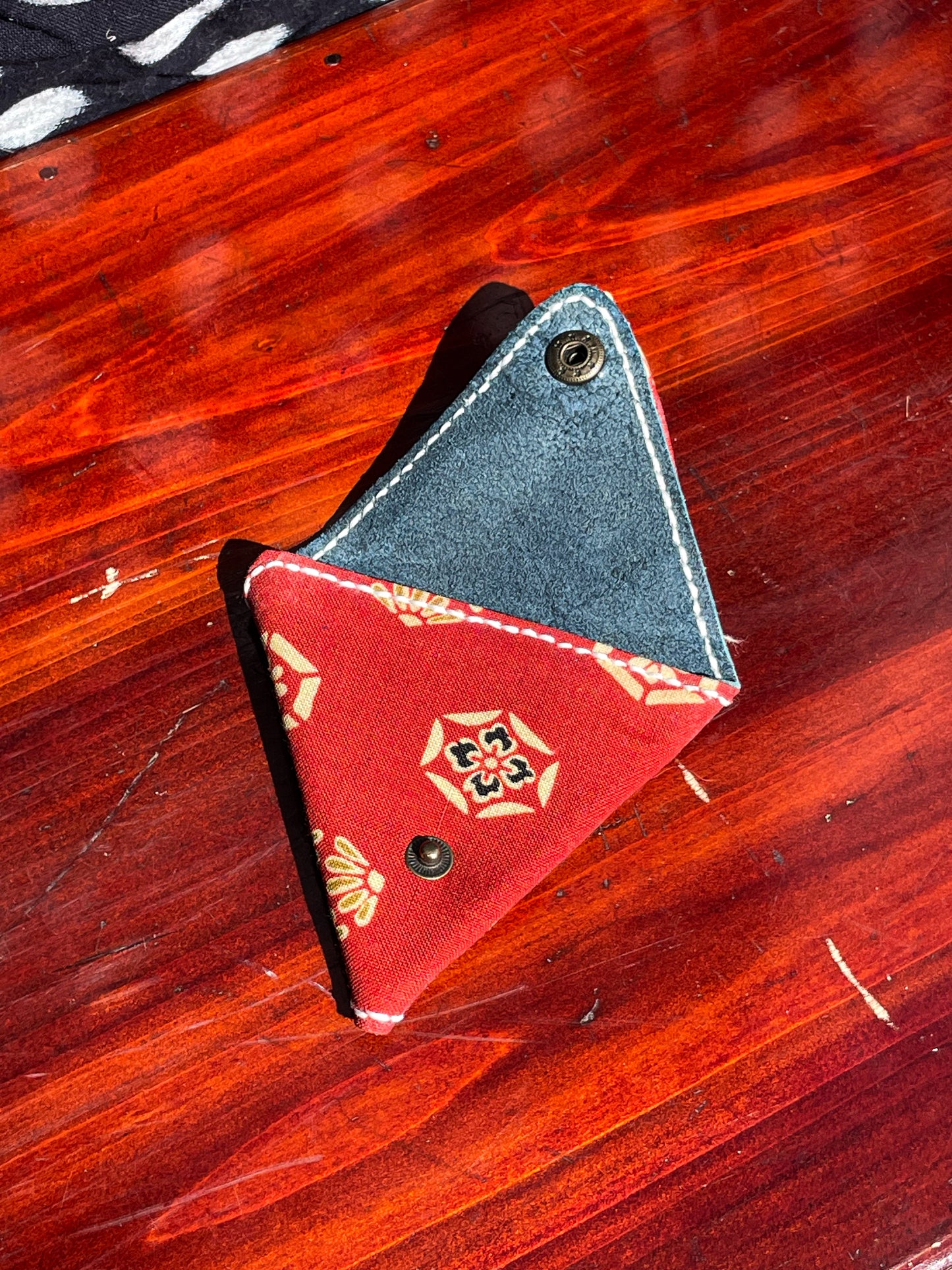 Daruma Furugi Coin Purse - Silk Fabric
