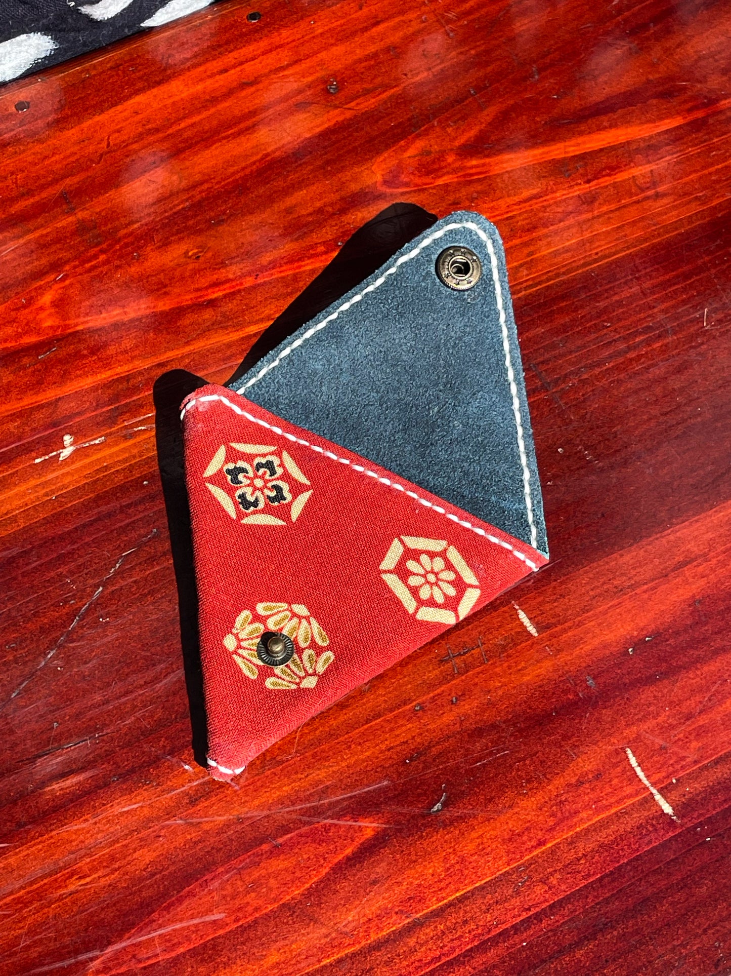 Daruma Furugi Coin Purse - Silk Fabric