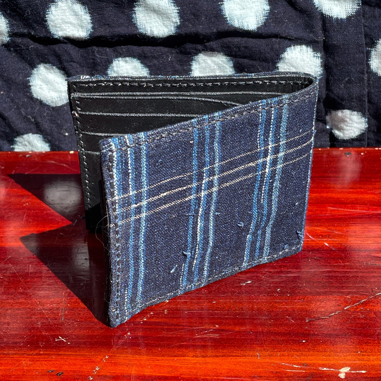 Wallet - Japanese Antique Fabric - Sakiori