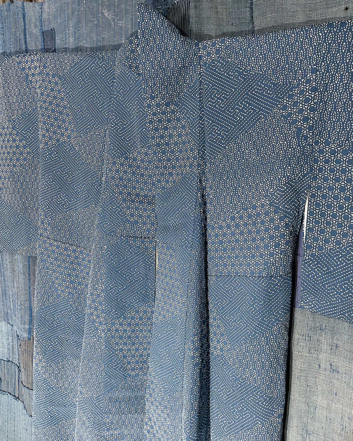 Woman's Kimono - The Elegance of Indigo Sashiko