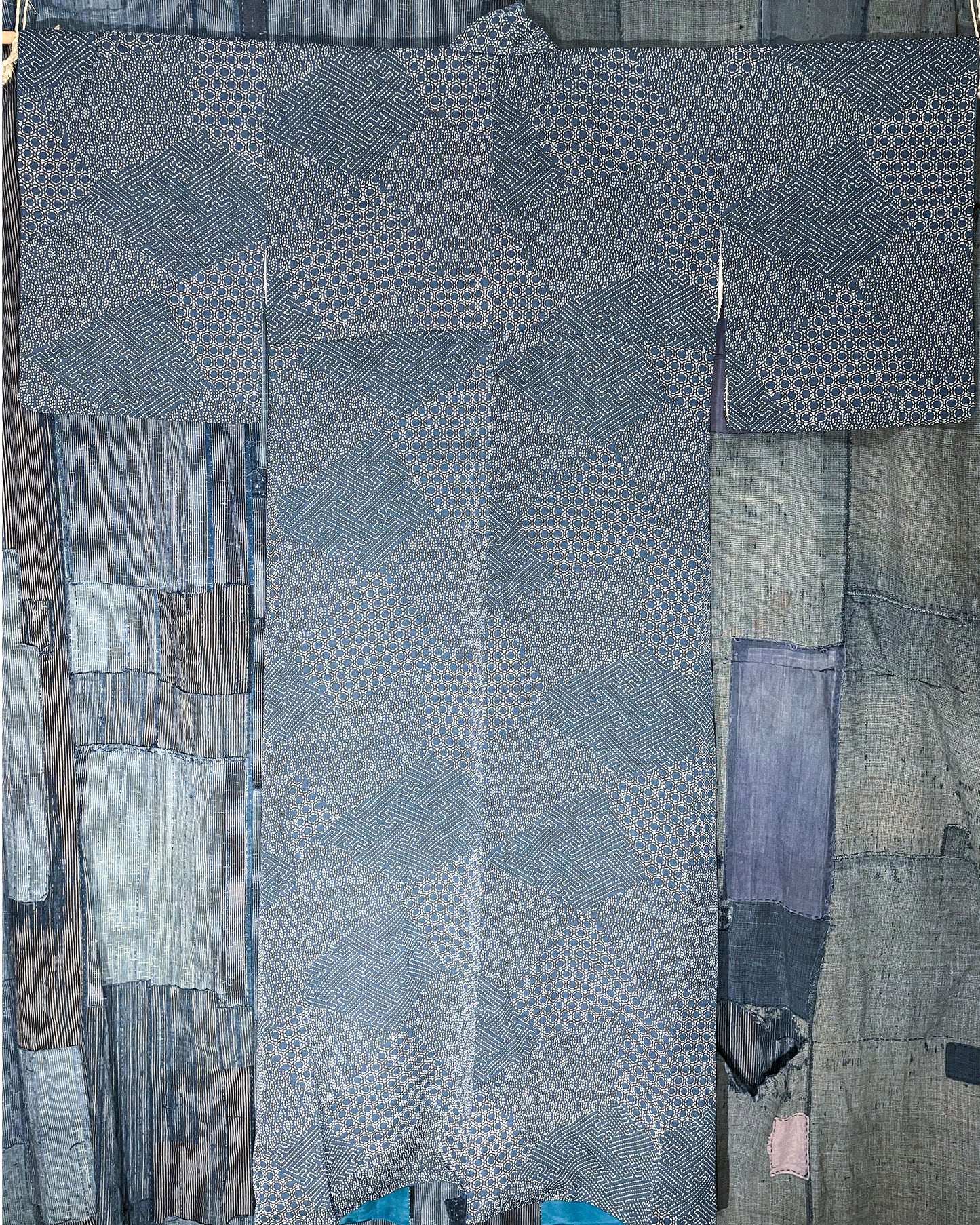 Woman's Kimono - The Elegance of Indigo Sashiko