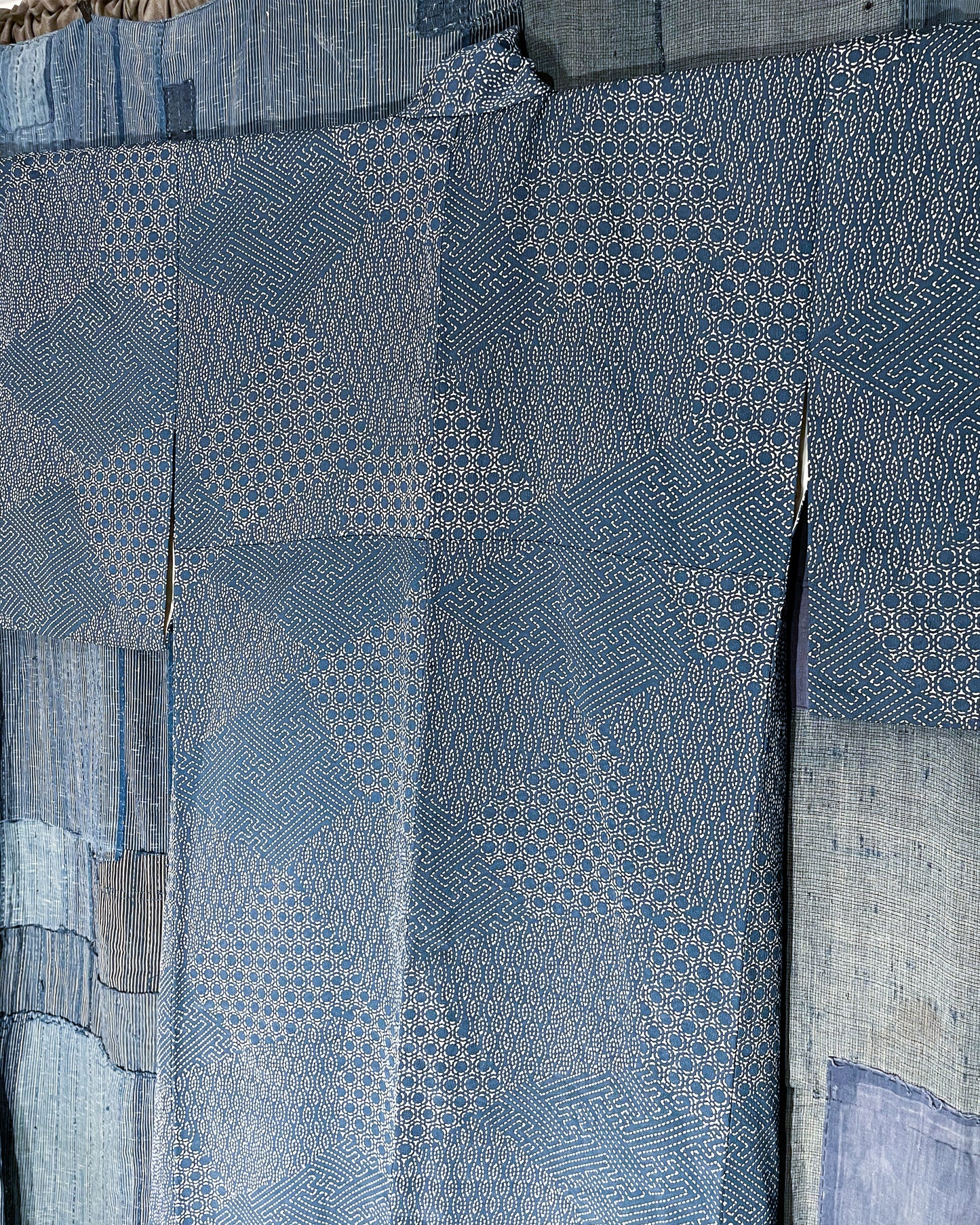 Woman's Kimono - The Elegance of Indigo Sashiko