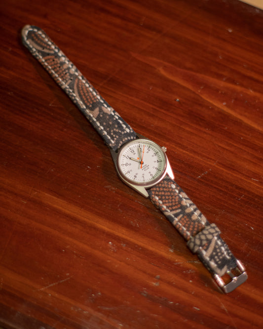 Watch Belt - Katazome Fabric