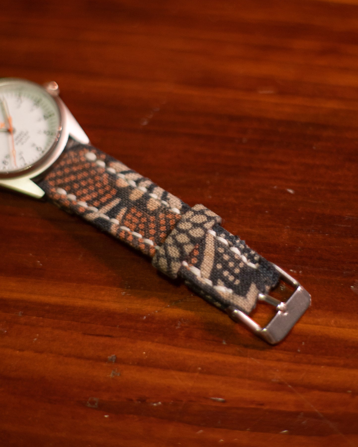 Watch Belt - Katazome Fabric