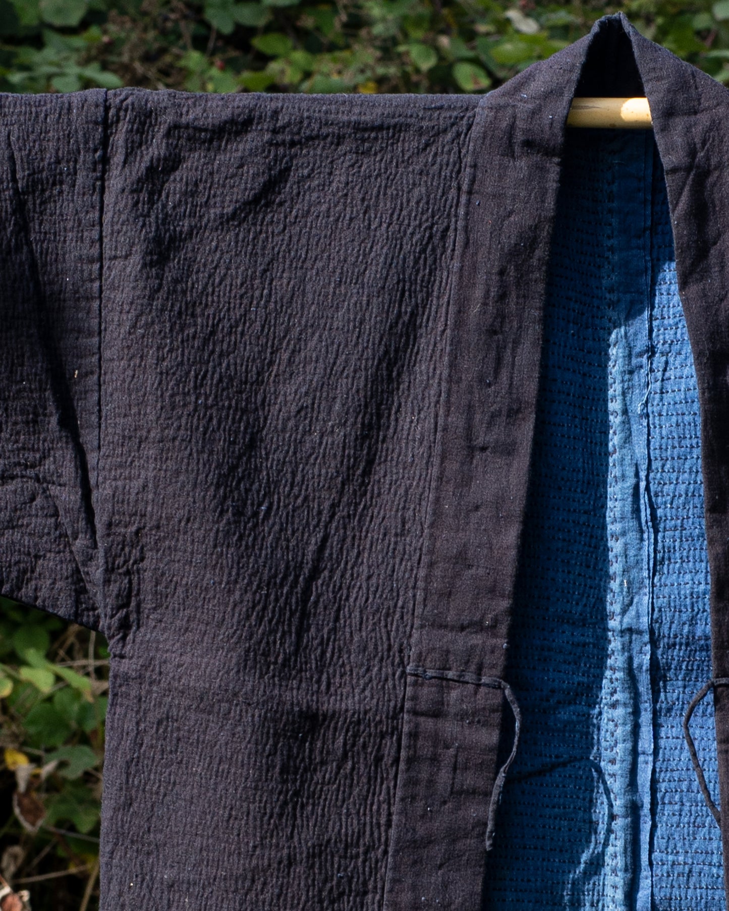 NORAGI Kimono - Sashiko Stitched Indigo Worker Jacket