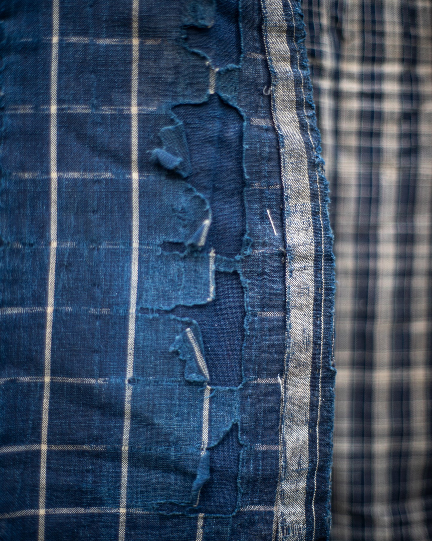 BORO NORAGI Farmer Sleeve - Indigo Material - Daruma Furugi