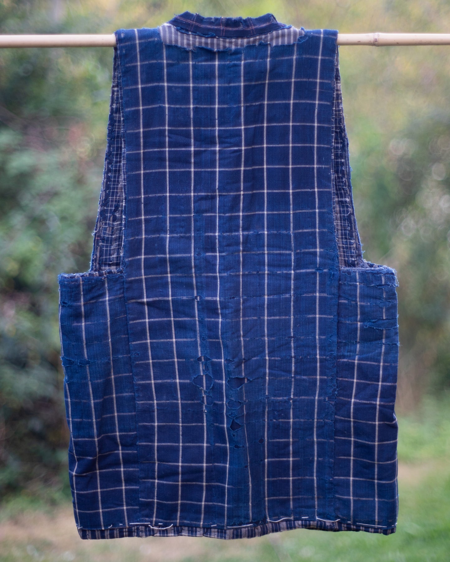 BORO NORAGI Farmer Sleeve - Indigo Material - Daruma Furugi