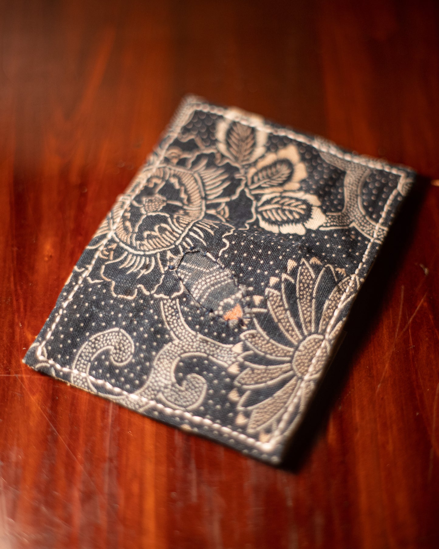 Wallet - Japanese Antique Fabric - Katazome