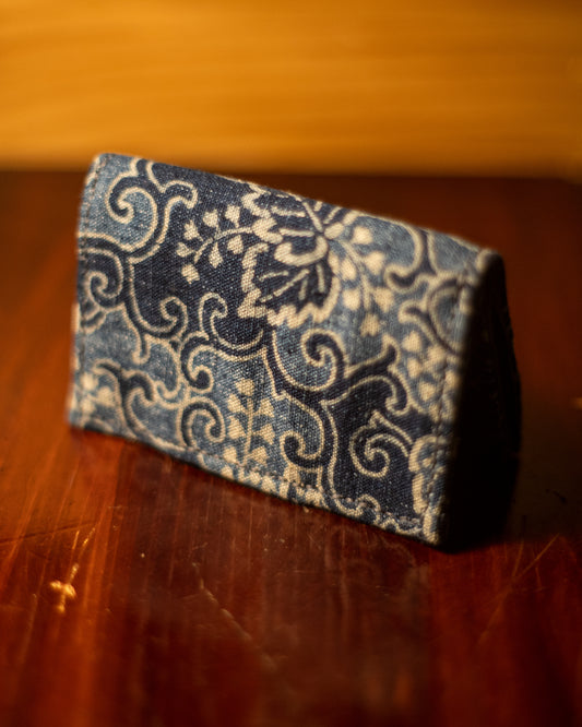 Wallet - Japanese Antique Fabric - Katazome