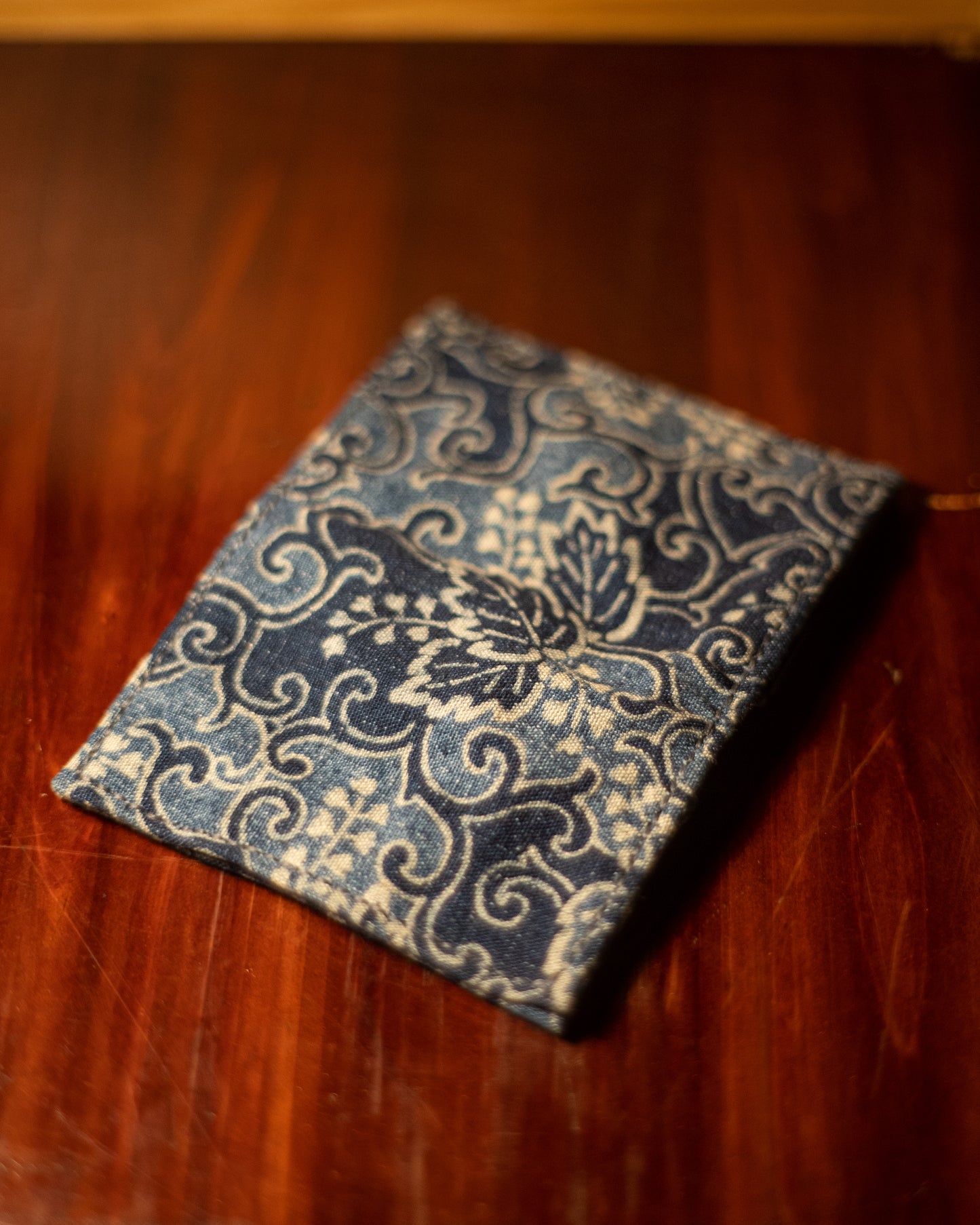 Wallet - Japanese Antique Fabric - Katazome