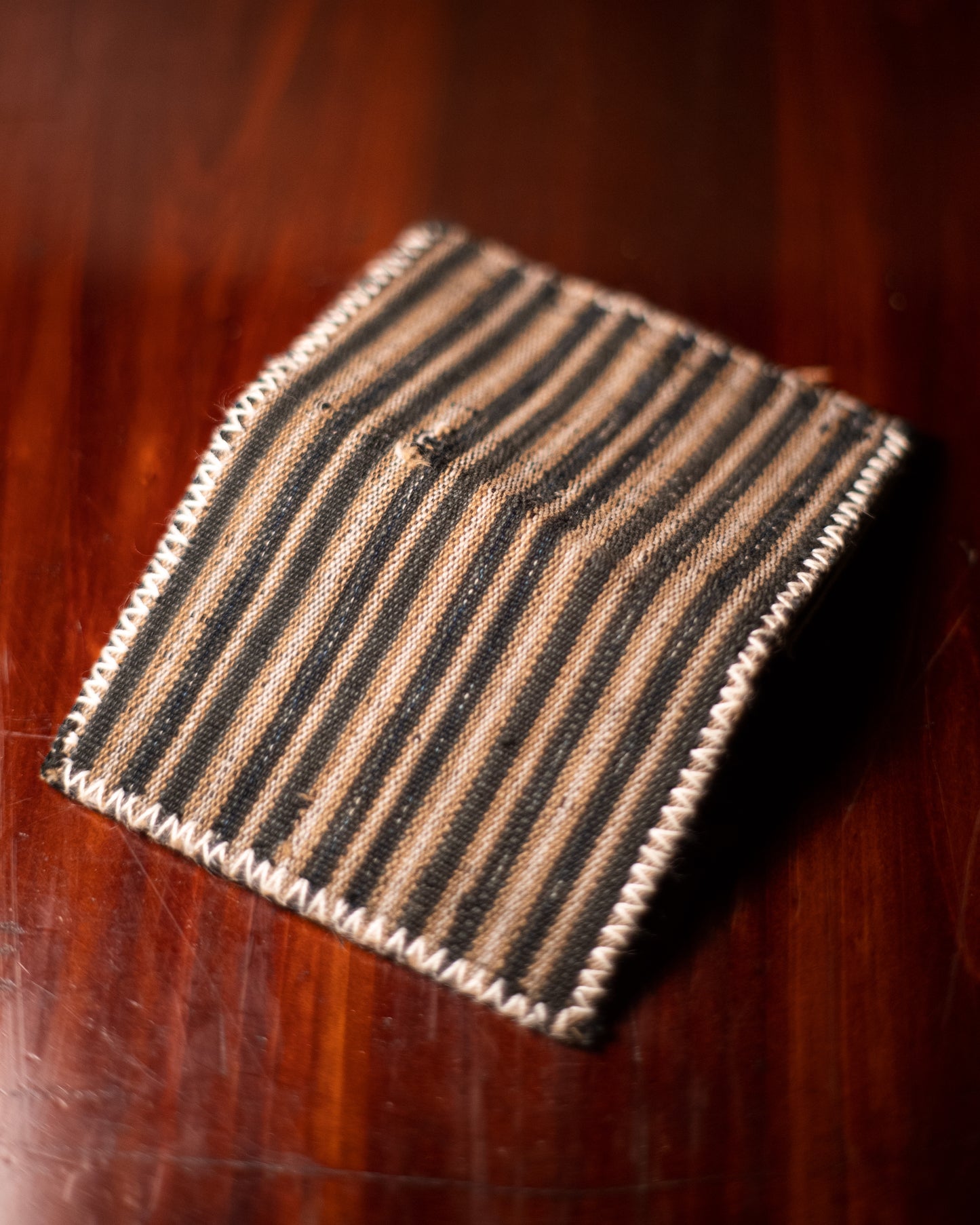 Wallet - Japanese Antique Fabric - Striped Pattern