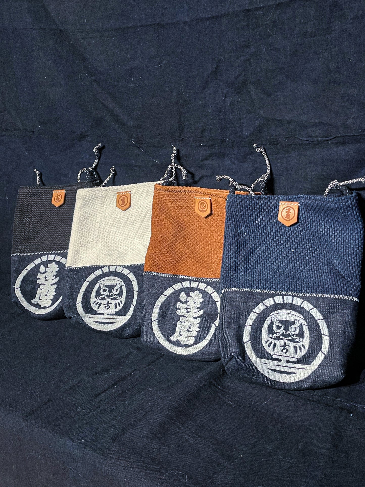 Daruma Furugi Kendo Embroidery Tote Bag