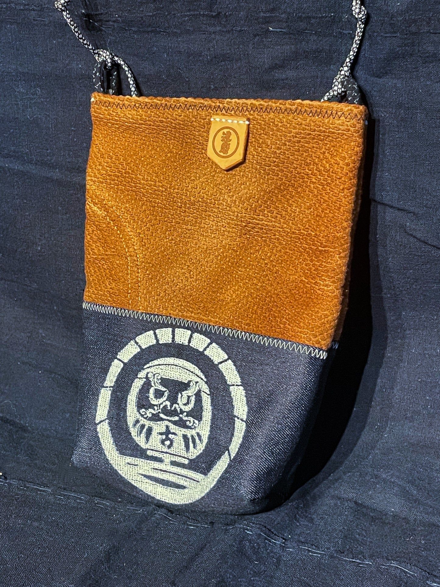 Daruma Furugi Kendo Embroidery Tote Bag