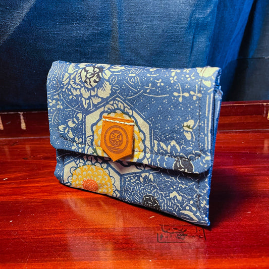 Daruma Furugi Fabric Wallet - Japanese fabric