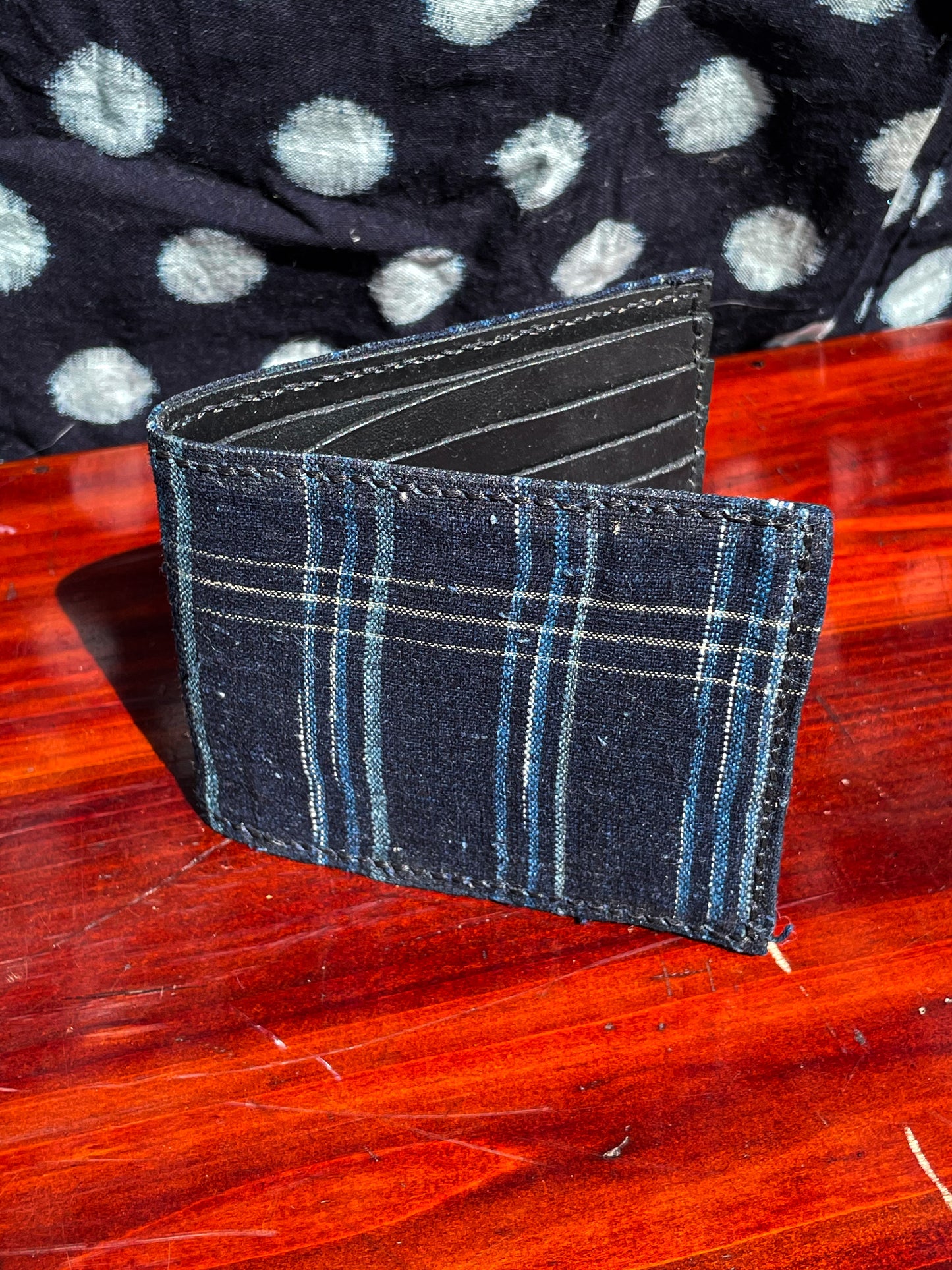 Wallet - Japanese Antique Fabric - Sakiori