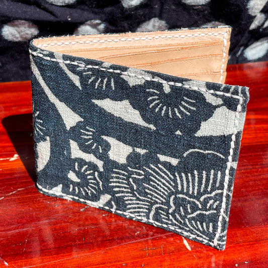Wallet - Japanese Antique Fabric - Sakiori