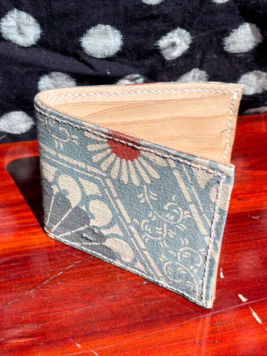 Wallet - Japanese Antique Fabric - Sakiori