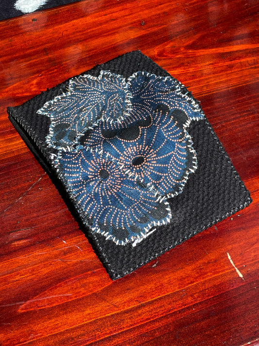 Homemade Wallet Sashiko Katazome and Kendo Fabric