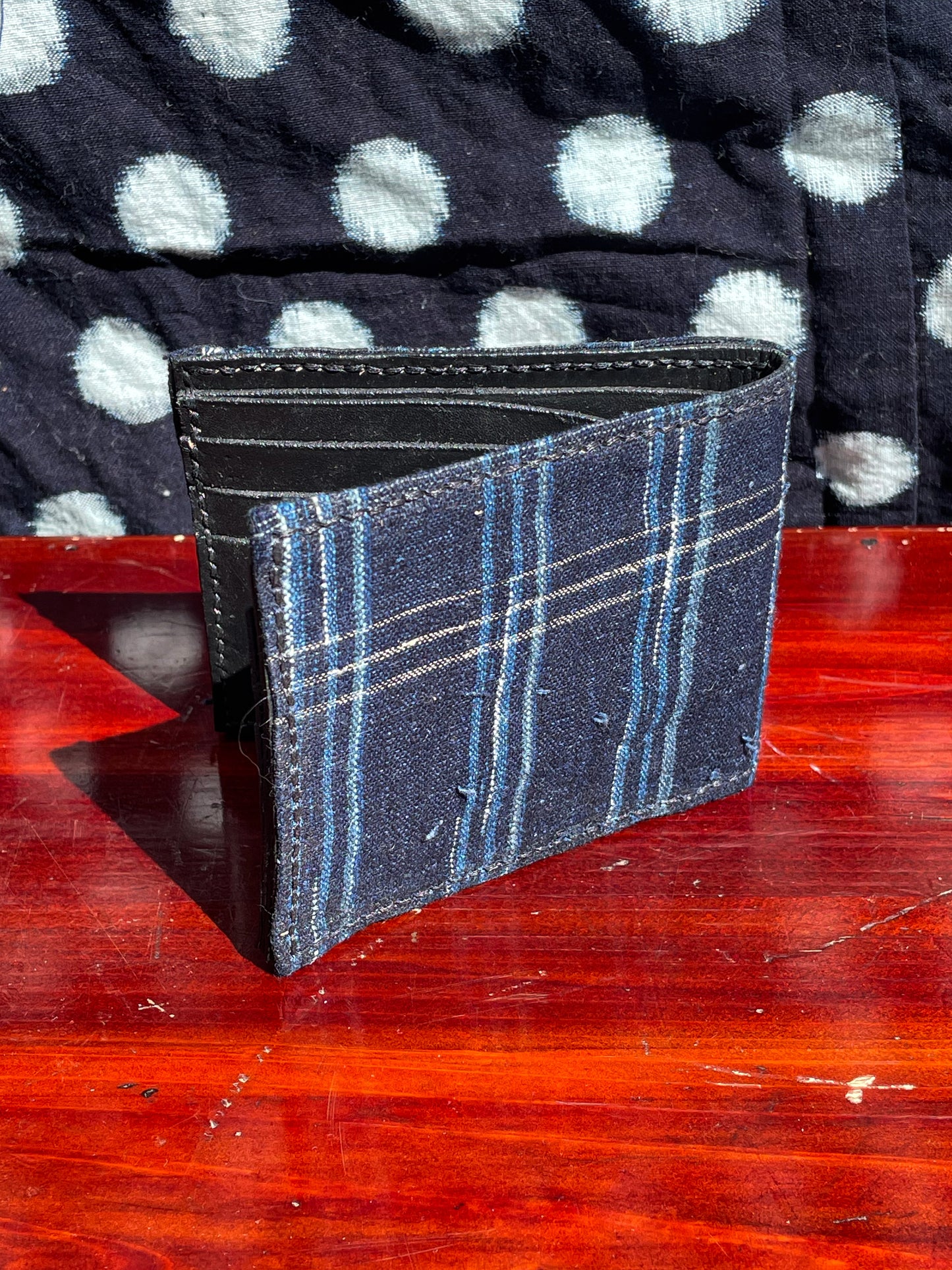 Wallet - Japanese Antique Fabric - Sakiori