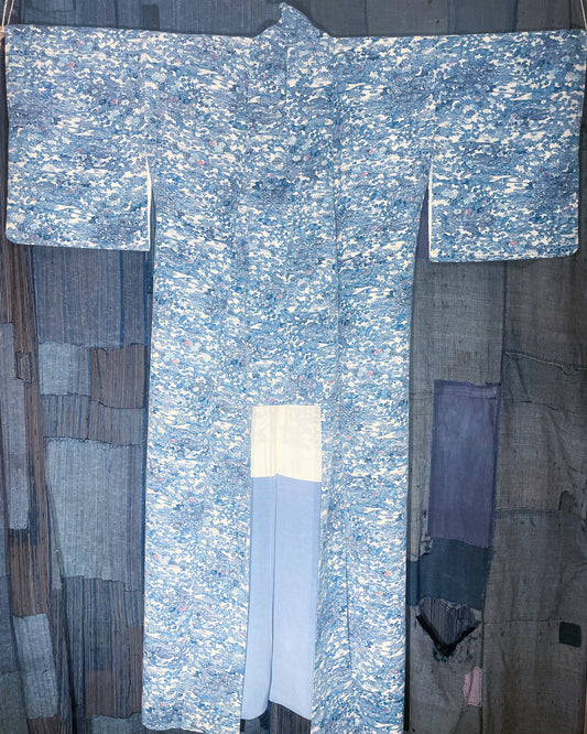 Woman's Kimono - Wildflowers in Dye