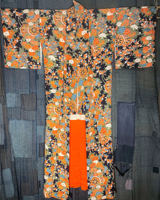 Woman's Kimono - Hanaguruma Dreams